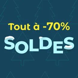 TOUT à -70% de réduction