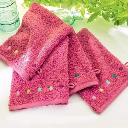 2 Gants de toilette