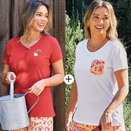 Lot de 2 t-shirts