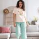 Pantalon 7/8eme menthe-4