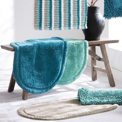 Tapis de bain ovale