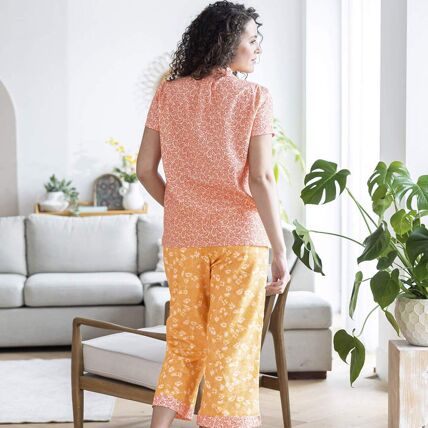 Pantalon 7/8eme abricot
