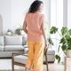 Pantalon 7/8eme abricot-9