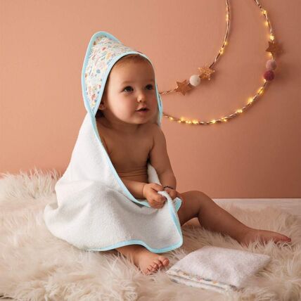 Sortie de bain et gant