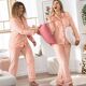 Pantalon rose pêche-9
