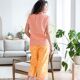Pantalon 7/8eme abricot-13