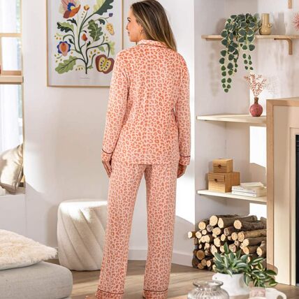 Pantalon rose pêche