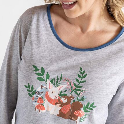 Maxi t-shirt gris
