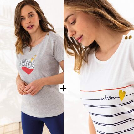 2 t-shirts