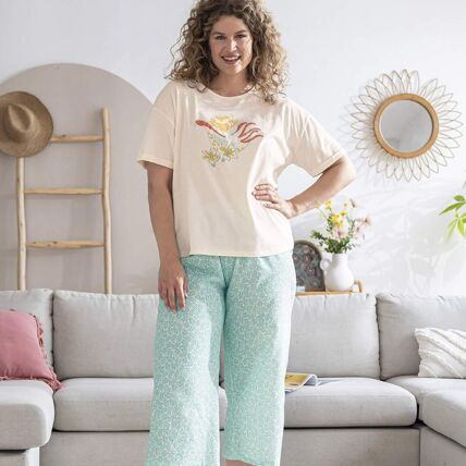 Pantalon 7/8eme menthe