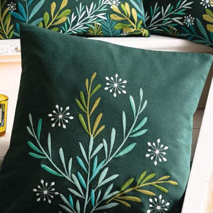 Housse de coussin bouquet