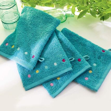 2 Gants de toilette