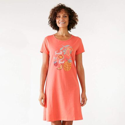 Maxi t-shirt corail