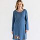Maxi t-shirt bleu-1