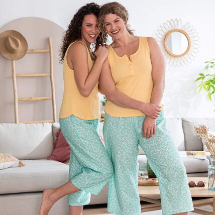 Pantalon 7/8eme menthe