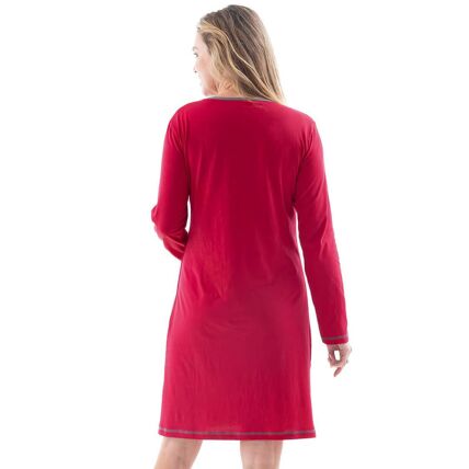 Maxi t-shirt cerise