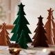 5 sapins en feutrine-1