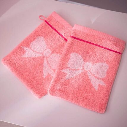 2 Gants de toilette