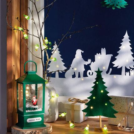 Sapin lumineux en feutrine