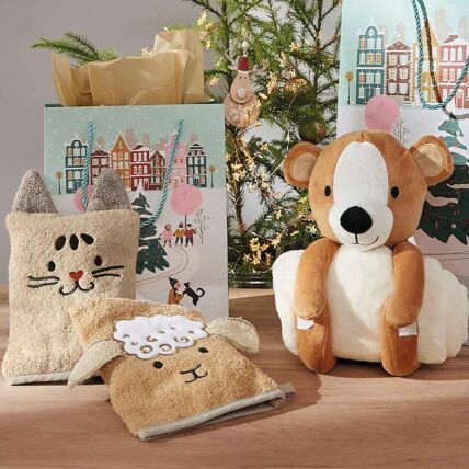 Lot de 2 Gants + sac cadeau