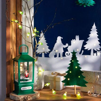 Sapin lumineux en feutrine
