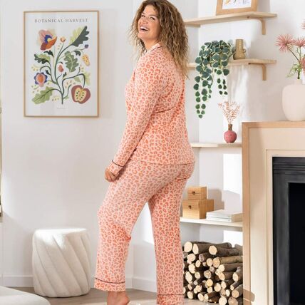 Pantalon rose pêche