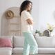 Pantalon 7/8eme menthe-8