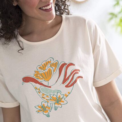 T-shirt écru