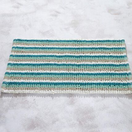 Tapis de bain à rayures
