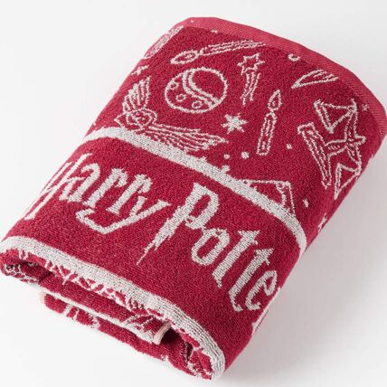 Drap de bain bordeaux