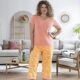 Pantalon 7/8eme abricot-3