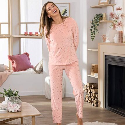 Pantalon rose poudré