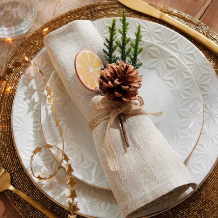 4 branchages de serviettes