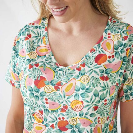 Maxi t-shirt imprimé