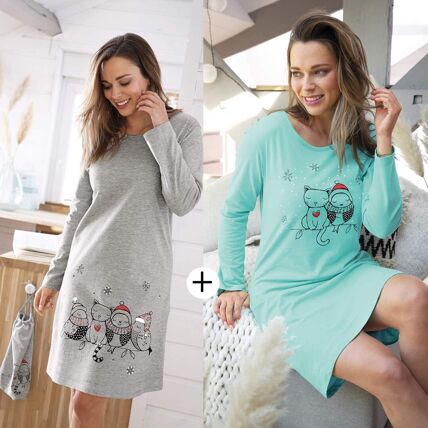 2 Maxi T-Shirts