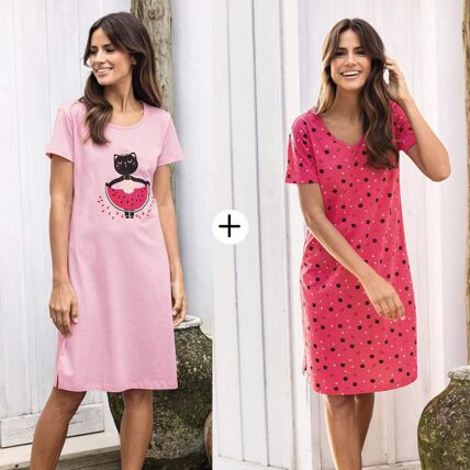 2 maxi t-shirts