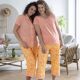 Pantalon 7/8eme abricot-7