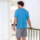 Pyjama short bleu-4