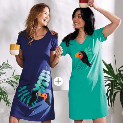 2 maxi t-shirts