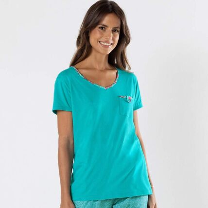 T-shirt turquoise