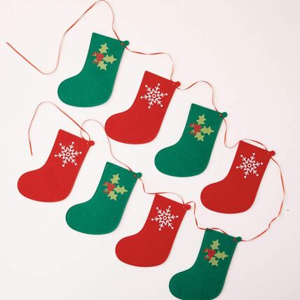 Guirlande de 8 chaussettes