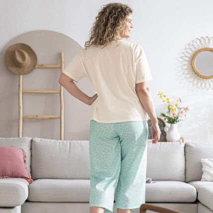 Pantalon 7/8eme menthe