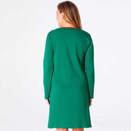 Maxi t-shirt vert