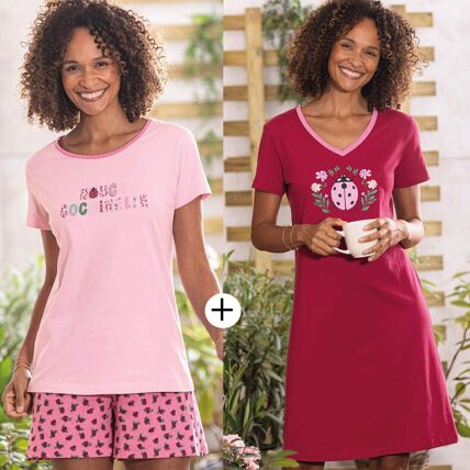 1 Maxi T-shirt + 1 Pyjashort