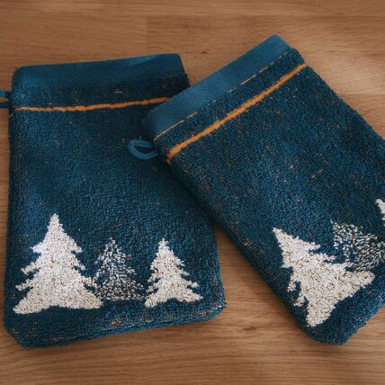2 Gants de toilette