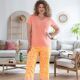 Pantalon 7/8eme abricot-5