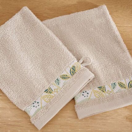 2 Gants de toilette