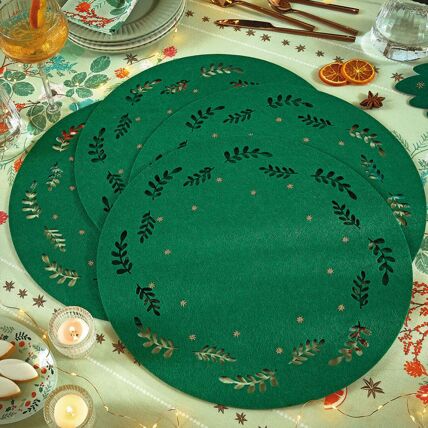 4 dessous d'assiettes