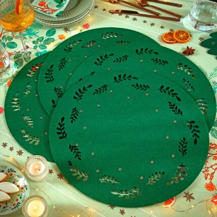 4 dessous d'assiettes