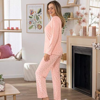 Pantalon rose poudré